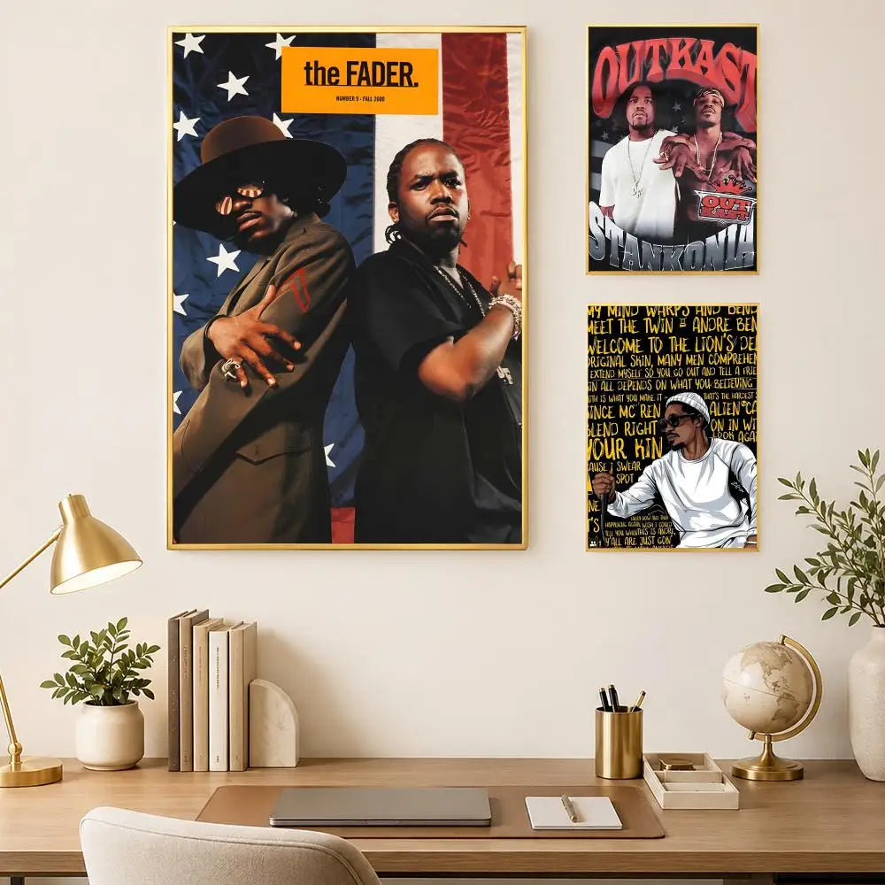 OutKast Band Poster – Self-Stick HD PVC Waterproof Wall Art