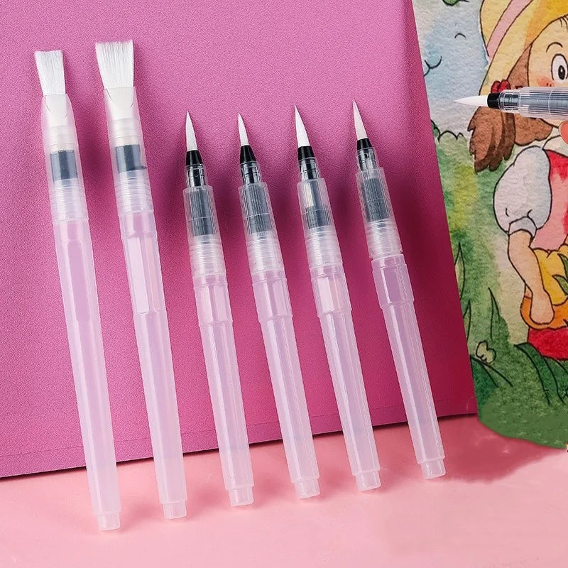Tap Brushes Storage Brush Nylon Hair Solid Watercolor Water Soluble