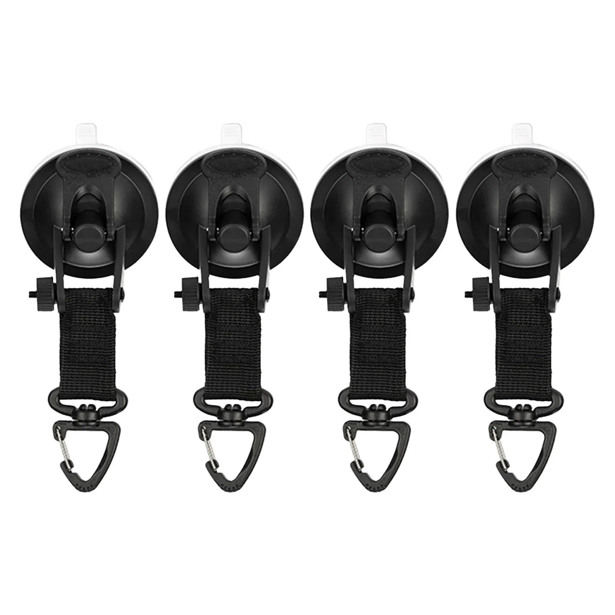 Heavy Duty Camping Suction Cup Hooks 4-Pack | RV Tent Hiking
