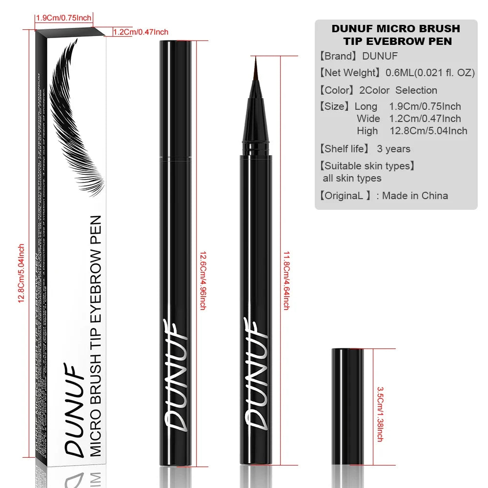 DUNUF Liquid Eyebrow Pencil – Waterproof & Long-Lasting
