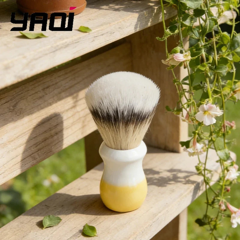 2026 YAQI Naicha Milk Tea Synthetic Hair Wet Shaving Brush Handle