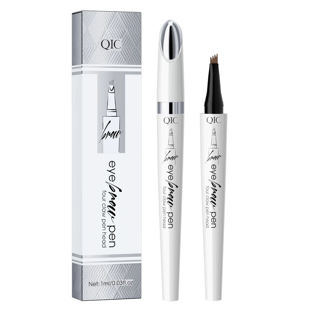QIC 4-Tip Microblading Brow Pen – Waterproof & Long-Lasting