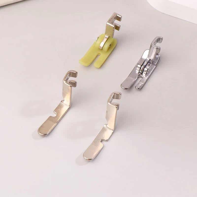 4-Piece Zipper Presser Foot Set for Old Sewing Machines