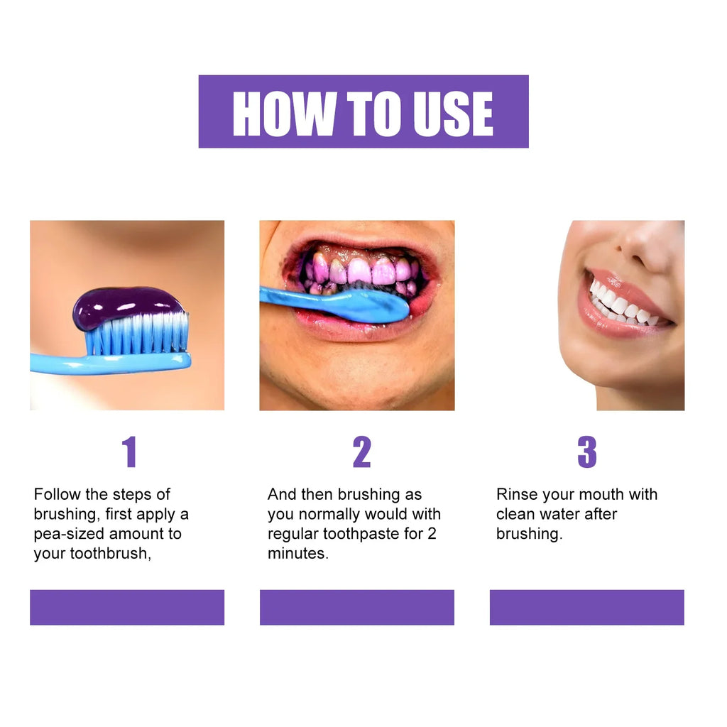 EELHOE V34 Purple Teeth Whitening Toothpaste 30ml