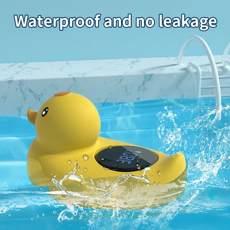Thermometer Little Yellow Duck Baby Bathtub Shower Water Safe