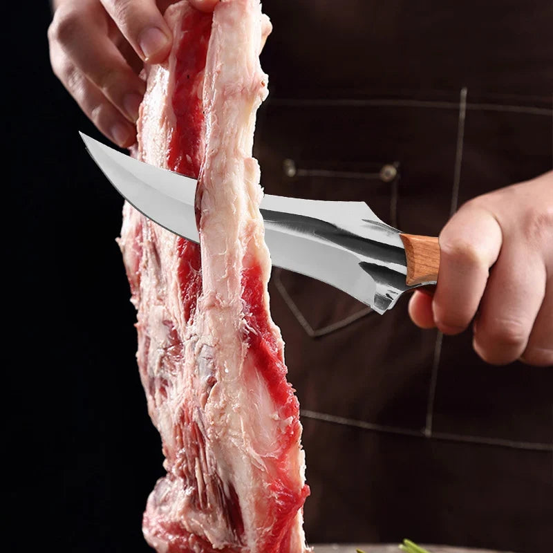 InLeung Hand-Forged Chef Knife & Meat Cleaver | 5Cr15Mov Steel