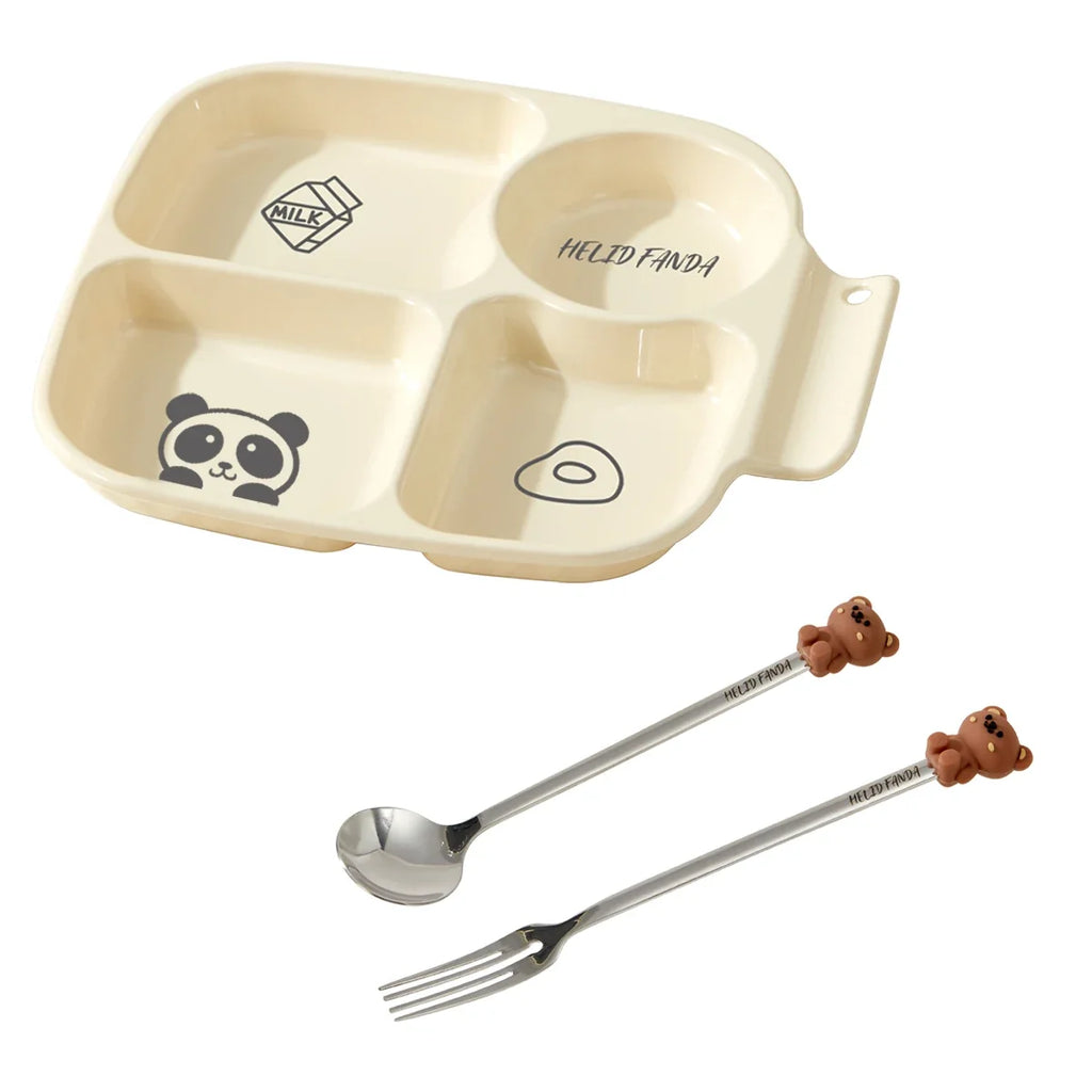 Divided Plastic Plates | Multi-Compartment Portion Control