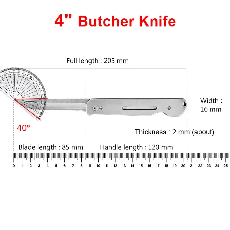 InLeung Folding Paring Knife – Stainless Steel Kitchen Utility