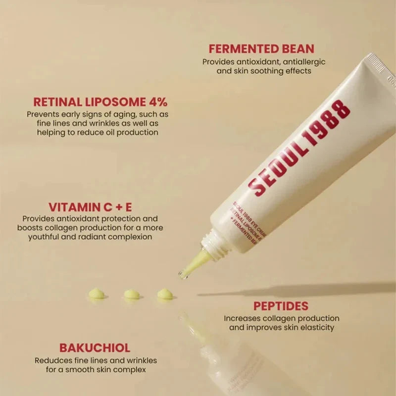 Seoul 1988 Retinol Ginseng Eye & Face Cream Serum Set