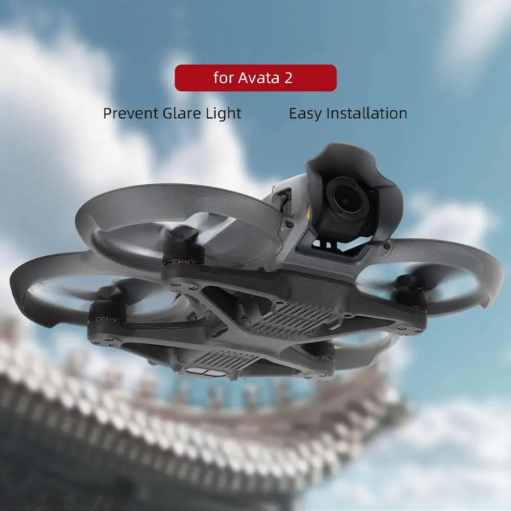 DJI Avata 2 Lens Hood – Anti-Glare Gimbal Sunshade Cover