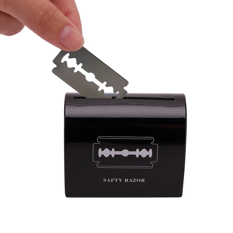 Barber Razor Blade Disposal Case | Safe Recycling Container