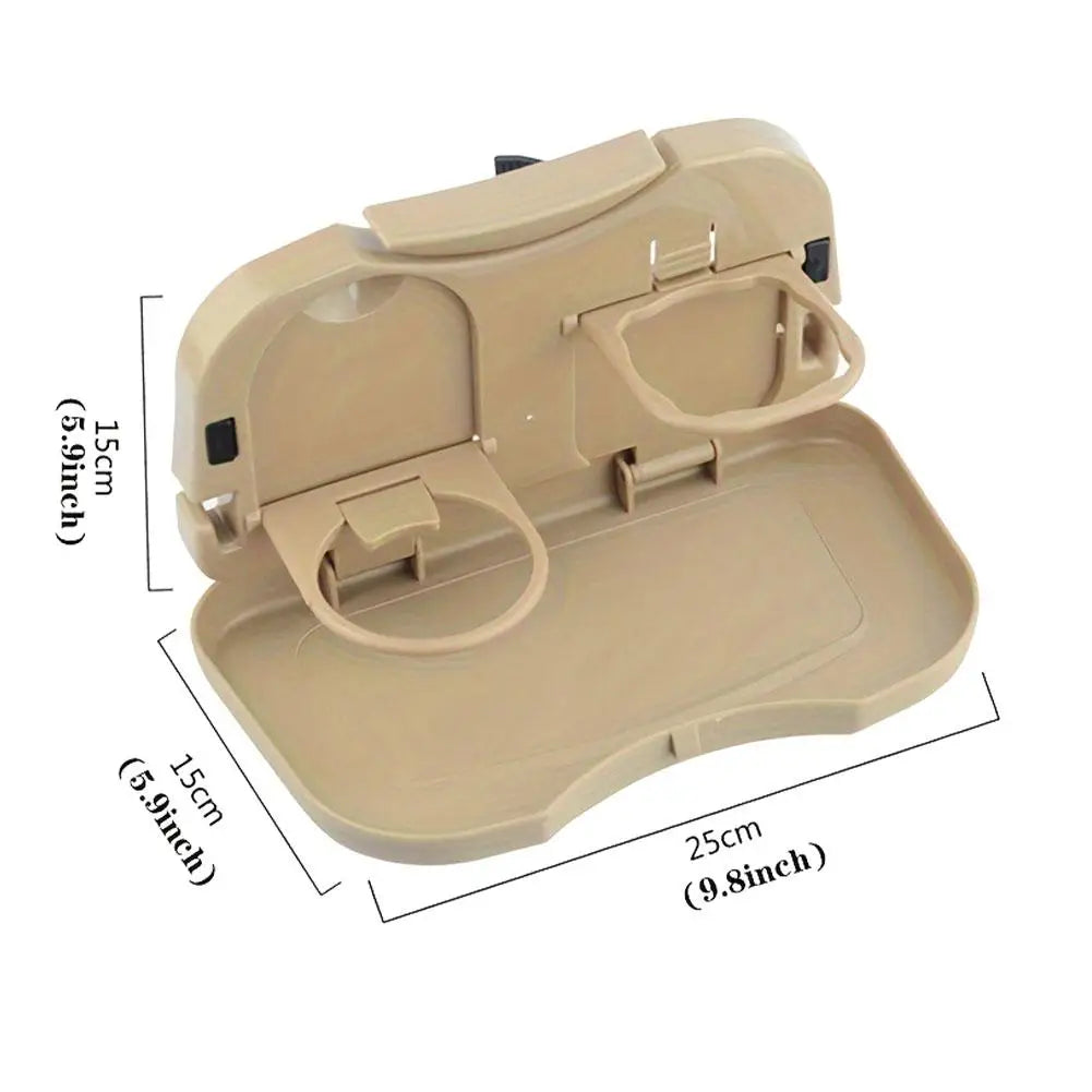 Foldable Car Backseat Tray | Cup Holder & Seat Organizer