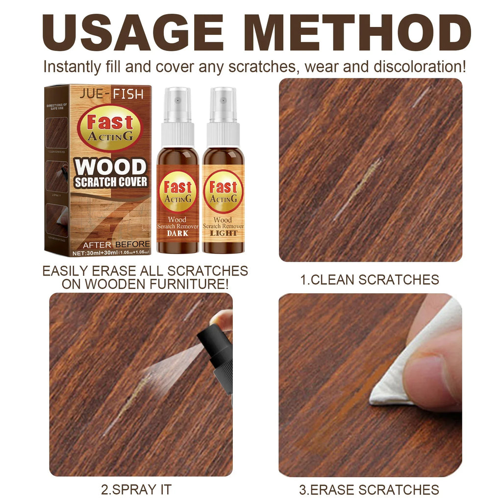 Jue-Fish Wood Floor Scratch Repair Agent | Restore & Protect