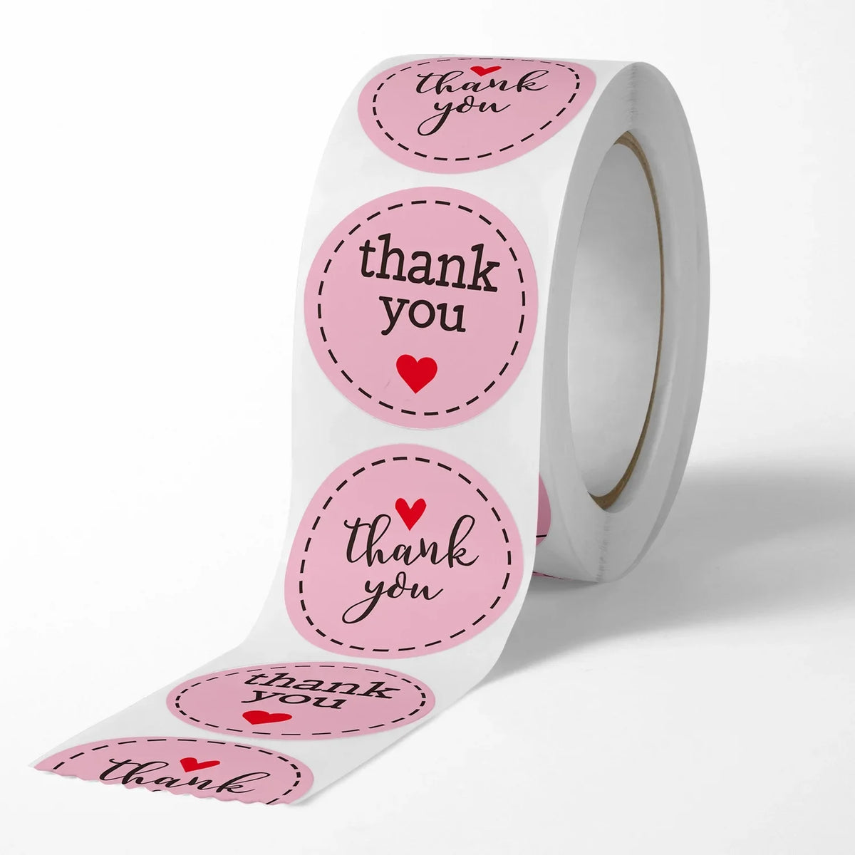1 Roll Love Heart Stickers Thank You Sticker Craft Wedding Birthday