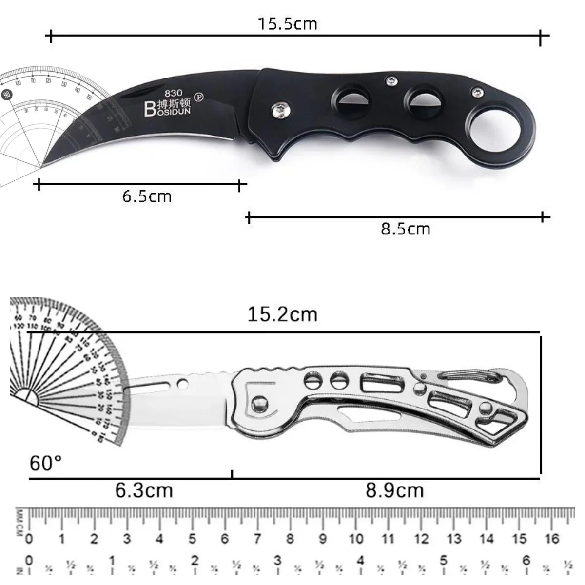 Folding Camping Survival Knife – Eagle Claw Stainless Steel Blade