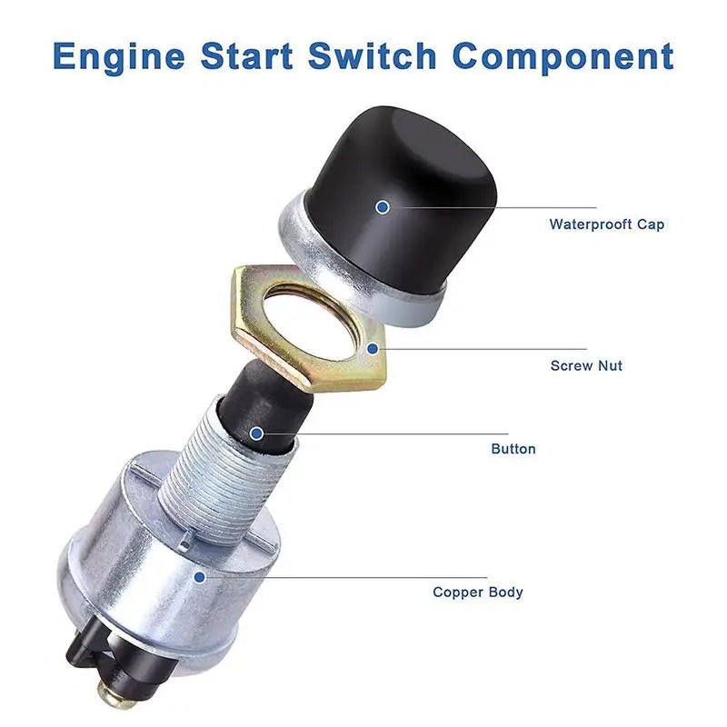 Heavy Duty Push Button Ignition Starter Switch 60A 12V 40A 24V