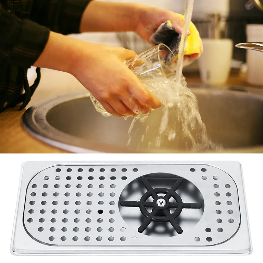 201 Stainless Steel Milk Tea Cup Washer Cleaner Glass Rinser G1