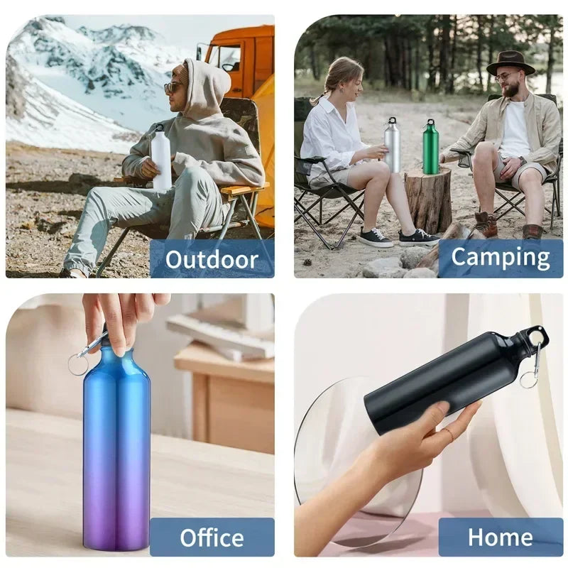 Aluminum Sports Water Bottle 500ml/750ml – BPA-Free Leakproof