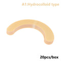 Hydrocolloid Ostomy Barrier Strips 20 Pcs – Waterproof & Elastic
