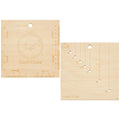 Wooden Cross Stitch Corner Gauge Template Set of 2