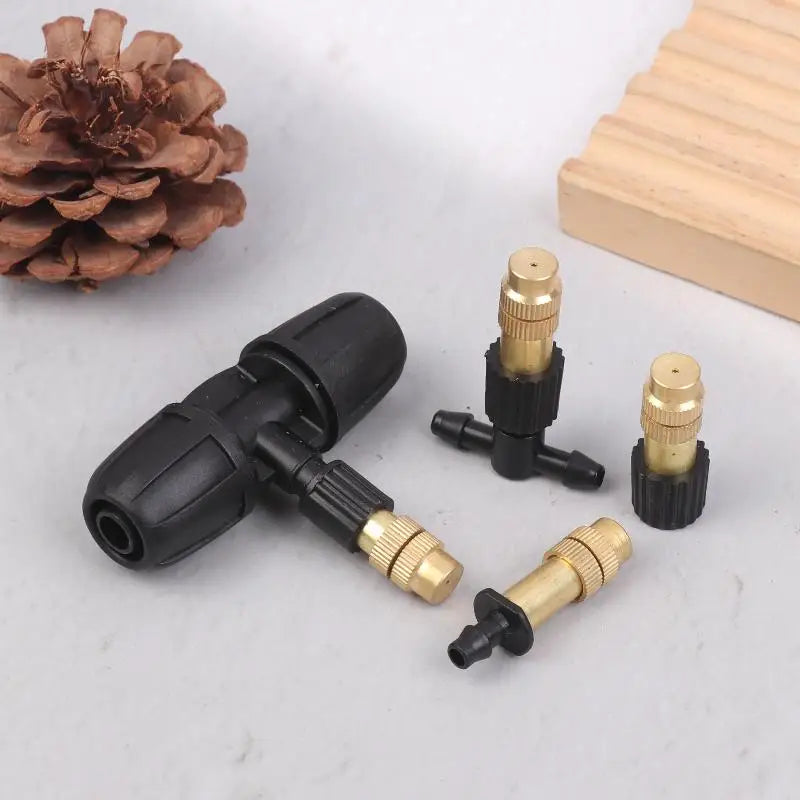 Garden Misting Cooling System Irrigation Watering Brass Atomizer