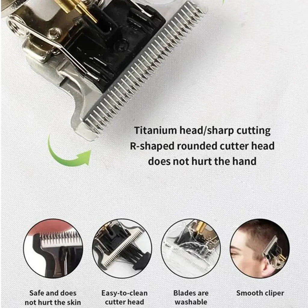 T9 LCD Rechargeable Electric Hair Clipper & Trimmer for Men