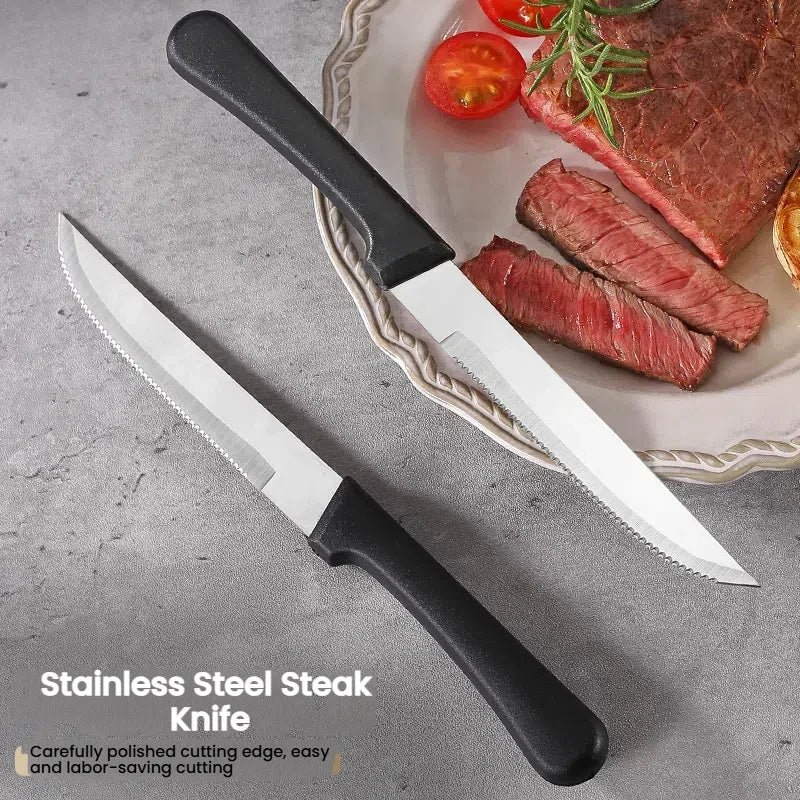 Stainless Steel Steak Knife – Dishwasher Safe PP Handle