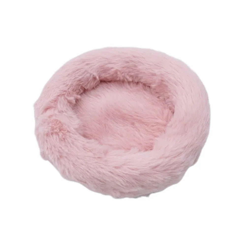 Round Plush Hamster Nest Mat – Cosy Small Pet Bed