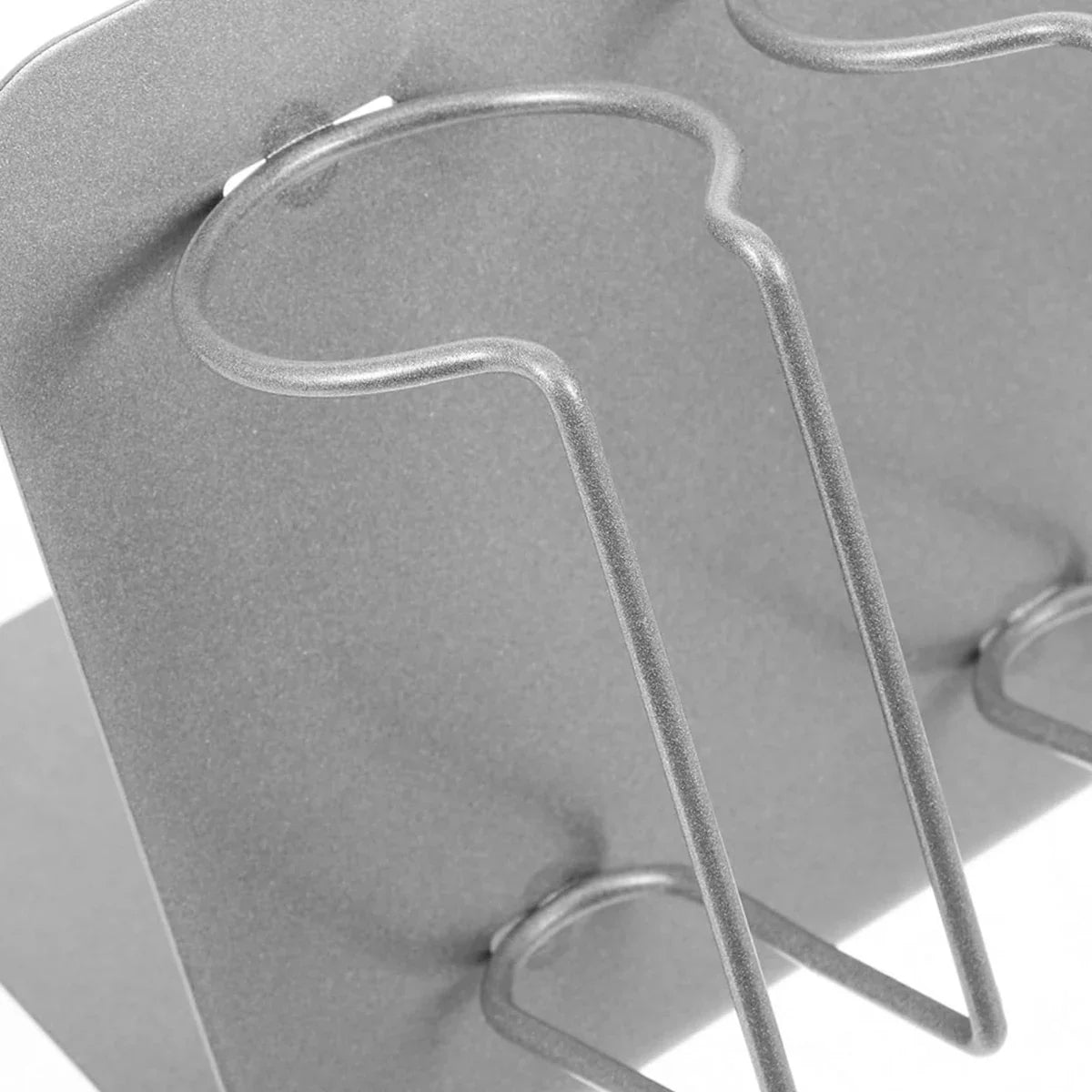 4-Slot Steel Hair Clipper Storage Rack | Salon Tool Holder