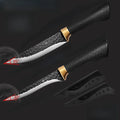Hand-Forged Boning Knife with Sheath – BBQ & Steak Knife