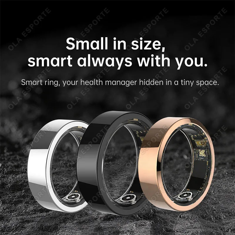 2026 Smart Ring Heart Rate Blood Pressure Sleep Monitoring Motion