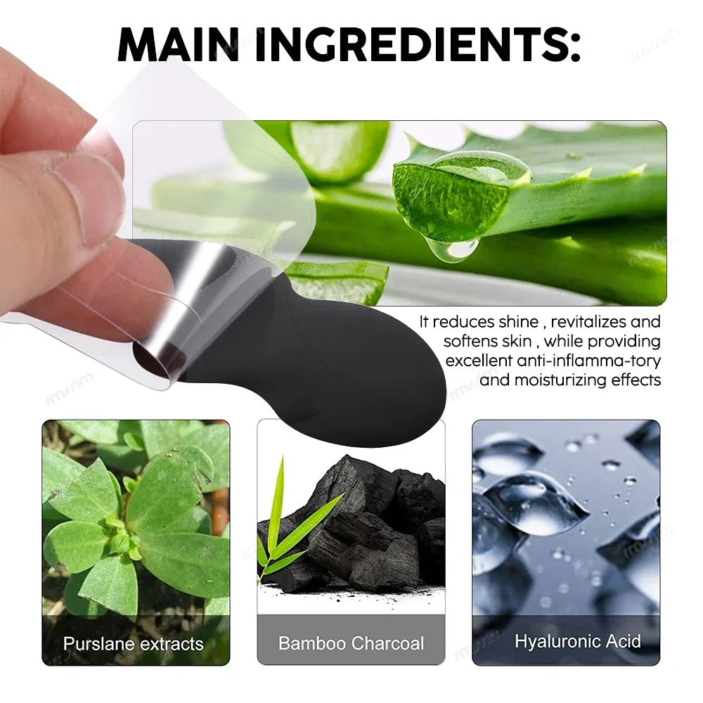 Bamboo Charcoal Nose Pore Cleansing Strips 50/100 Pcs