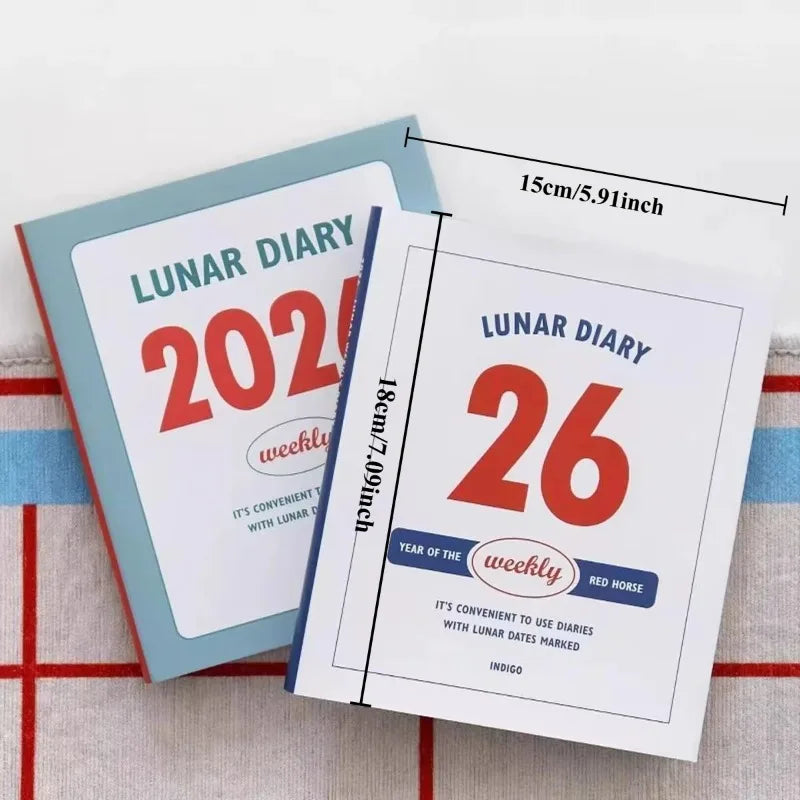 2026 Faux Leather Daily Planner – Weekly & Monthly Agenda