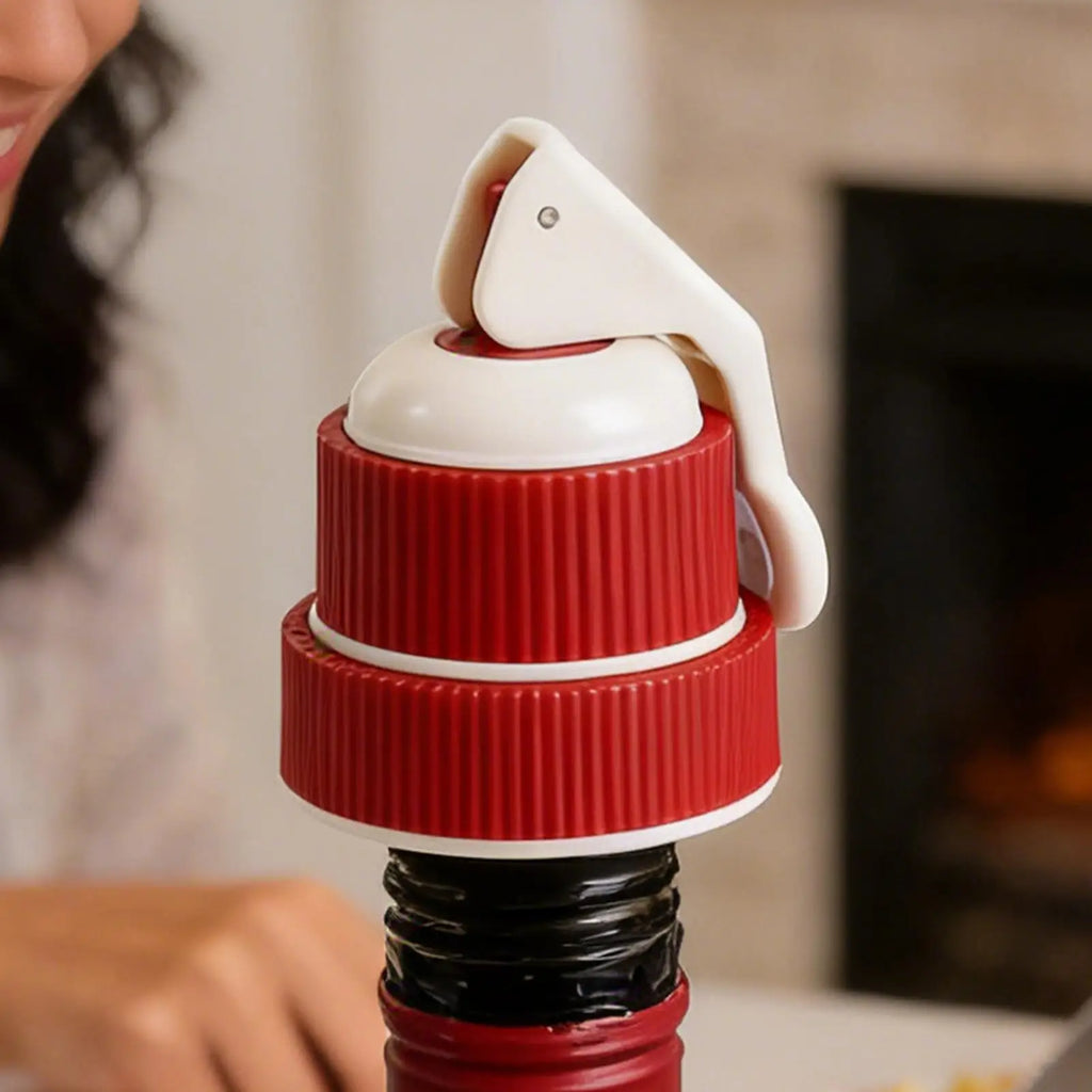 Wine Bottle Stopper with Time Scale – Airtight Beverage Preserver