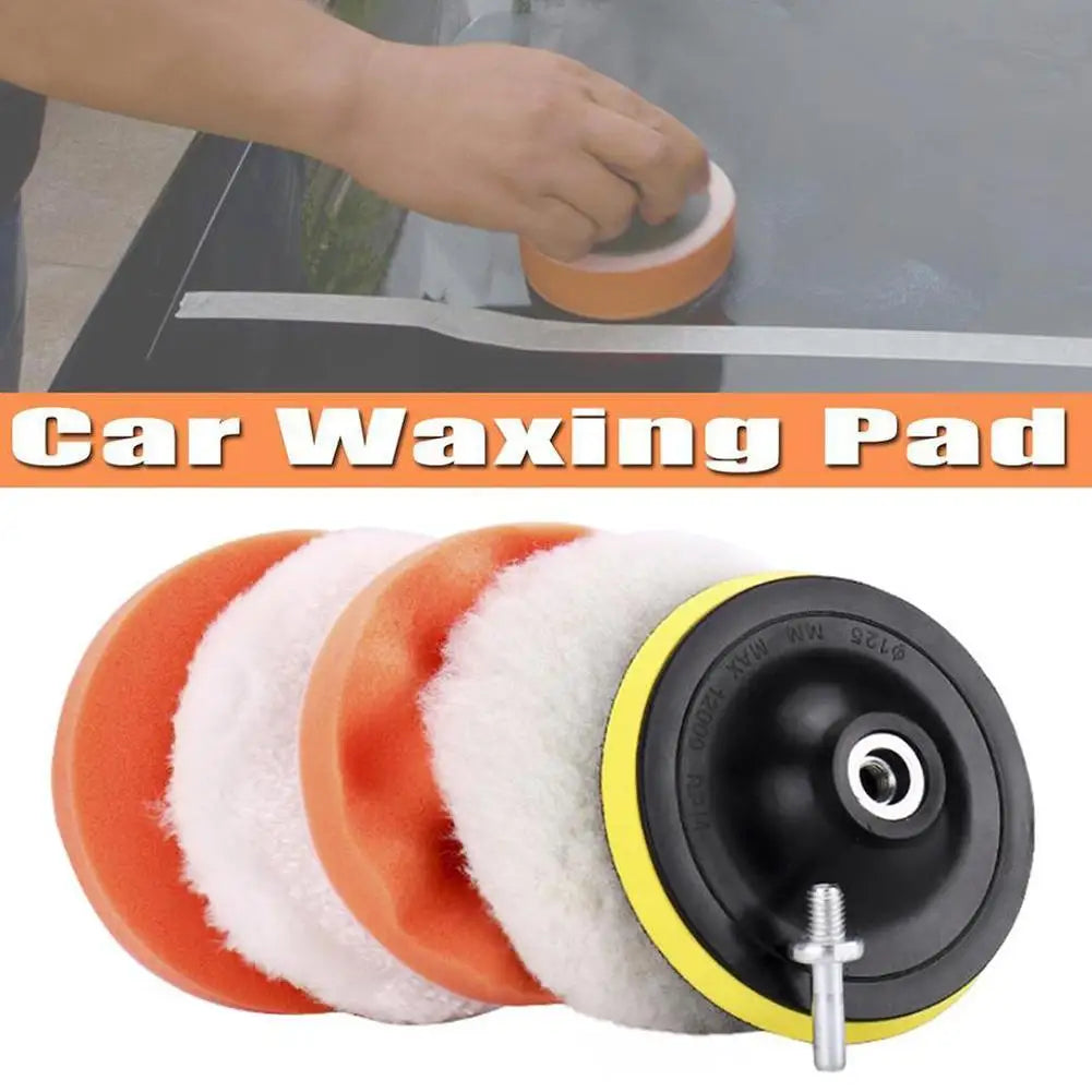 Car Drill Polishing Pad Kit 3–6 Inch | Auto Detailing Set