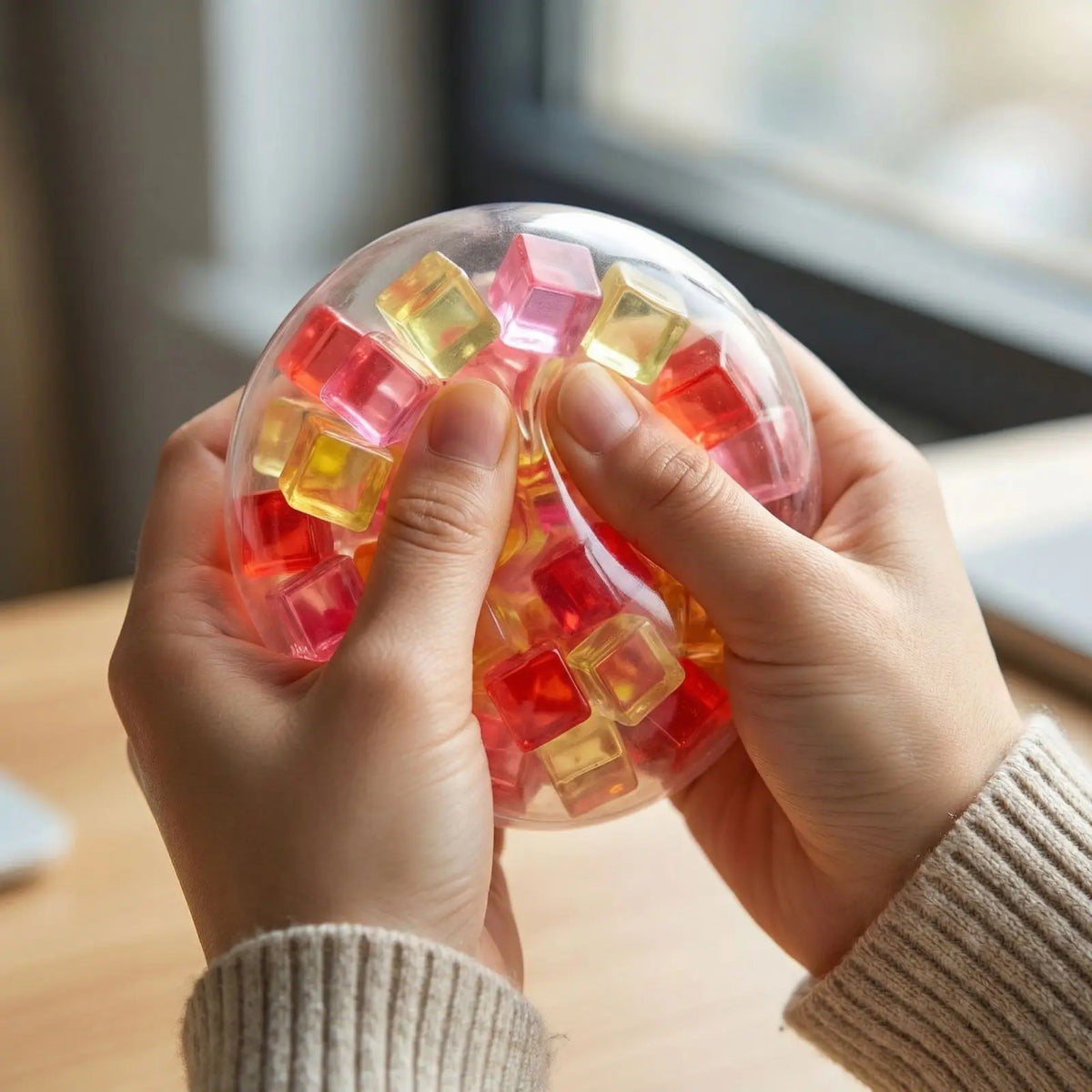 Squishy Stress Relief Ball – Soft Sensory Fidget Toy for Kids & Adults