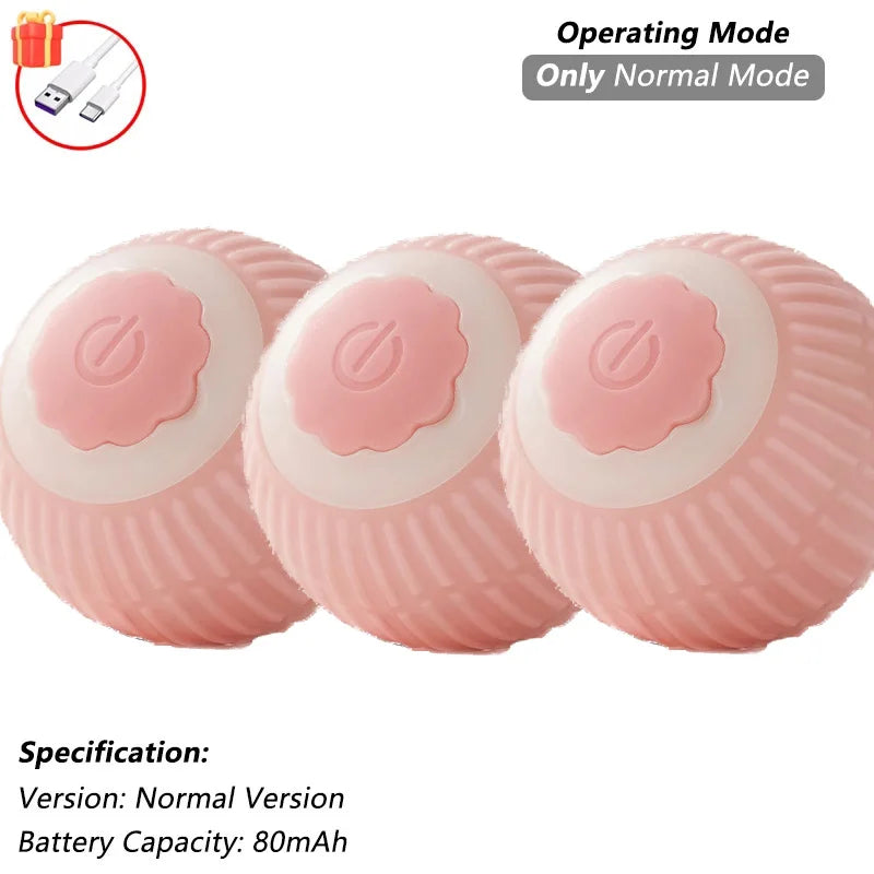 Electric Self-Moving Cat Ball Toy | Auto Rolling Interactive Play