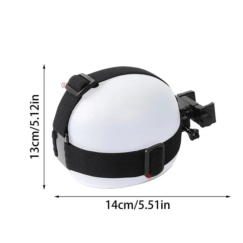 Head-Mounted Phone & Action Camera Headband Mount Bracket