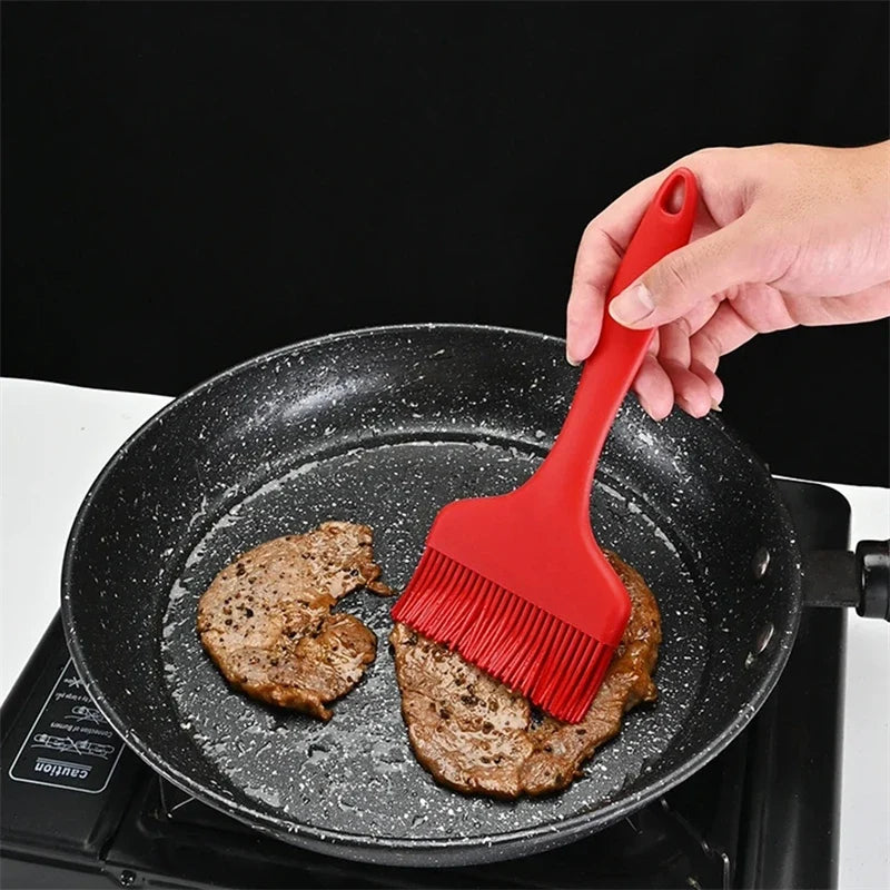 Silicone BBQ Basting Brush – Heat Resistant, Food-Grade Oil Brush