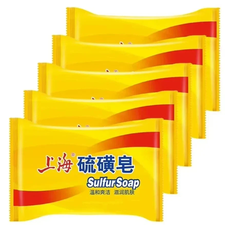 Shanghai Sulfur Soap – Oil Control & Acne Cleanser 3/5 Pack