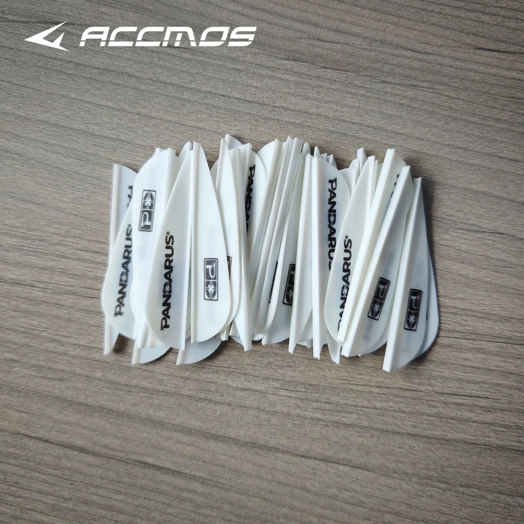 30 50 100 Arrow Fletches Vanes 2 3 Rubber Feather Archery Water
