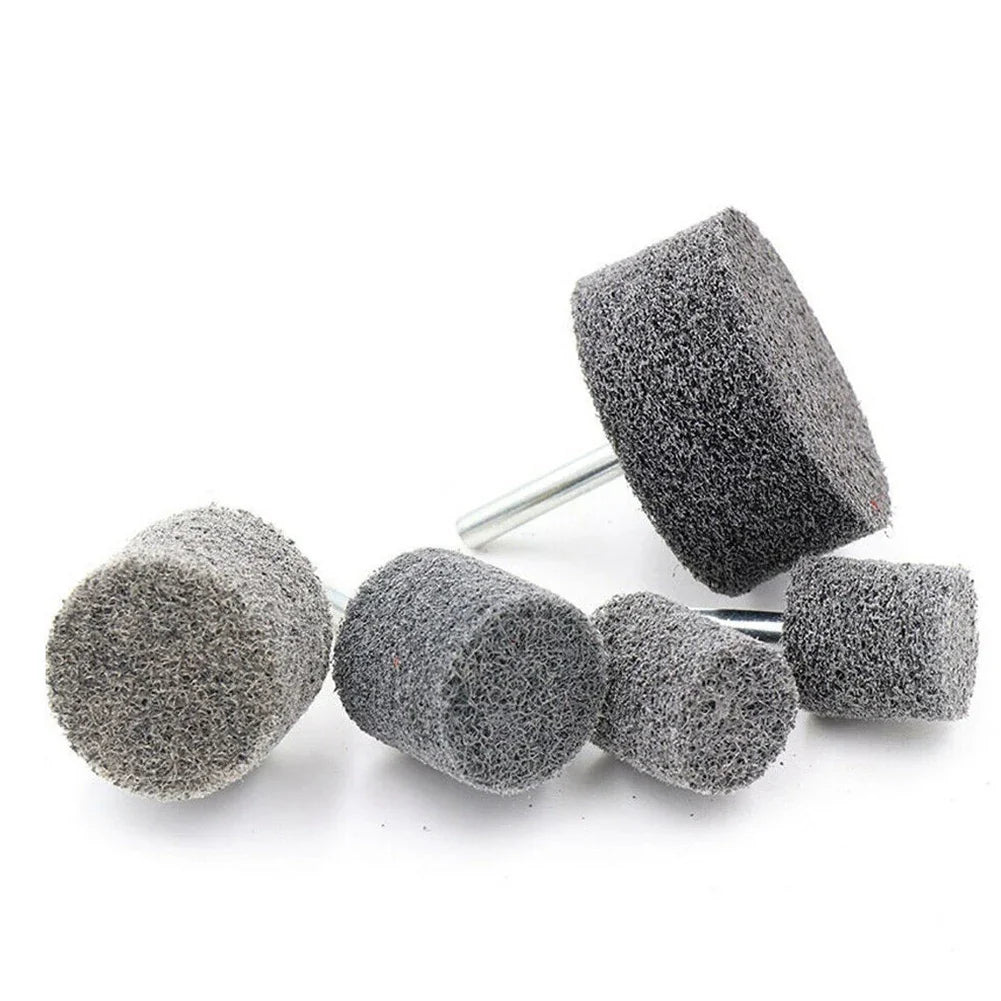 Nylon Fiber Polishing Wheel 20–50mm | 6mm Shank Grinding Head