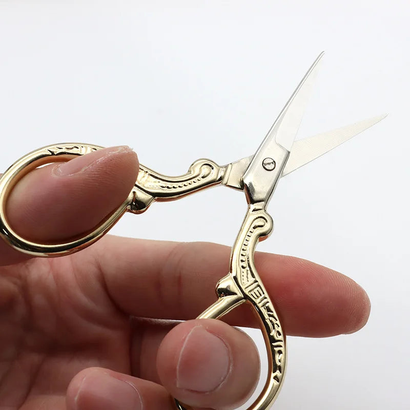 Vintage Stainless Steel Sewing Scissors – Fabric & Embroidery