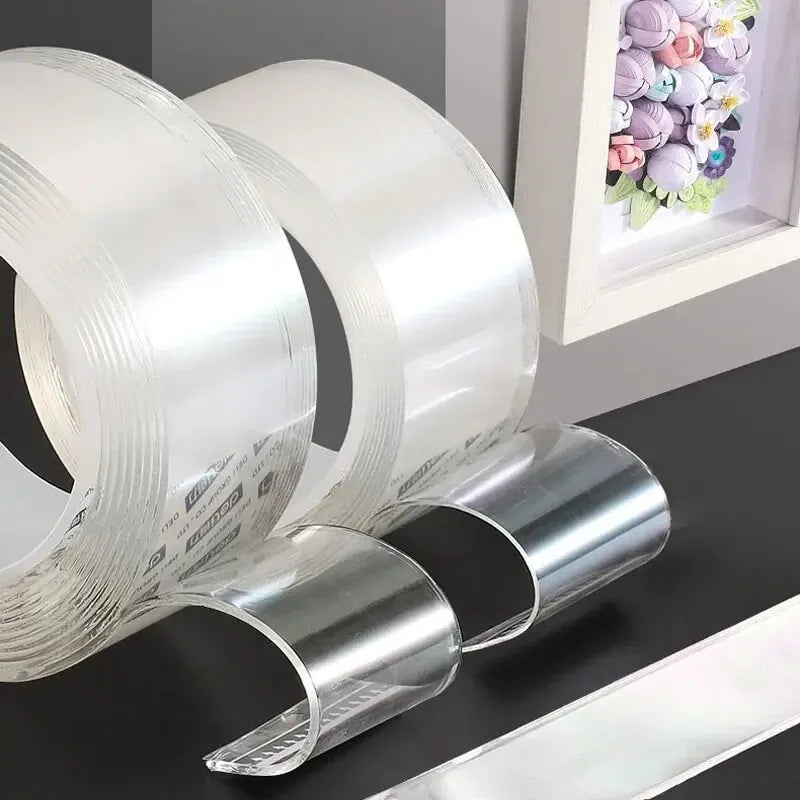 Nano Double-Sided Tape – Reusable, Waterproof & Transparent