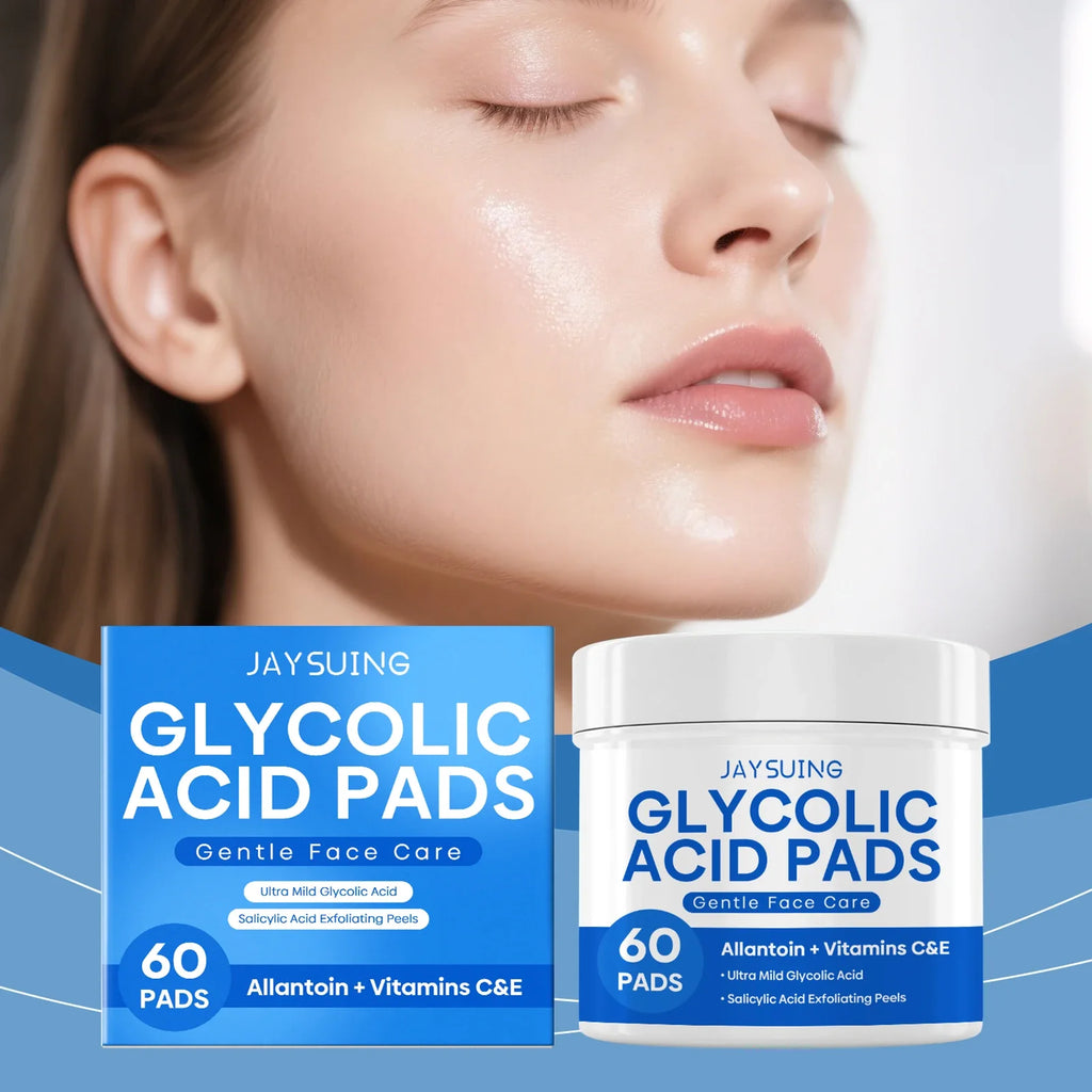 Glycolic Acid Exfoliating Face Pads – Brighten & Smooth 60ct