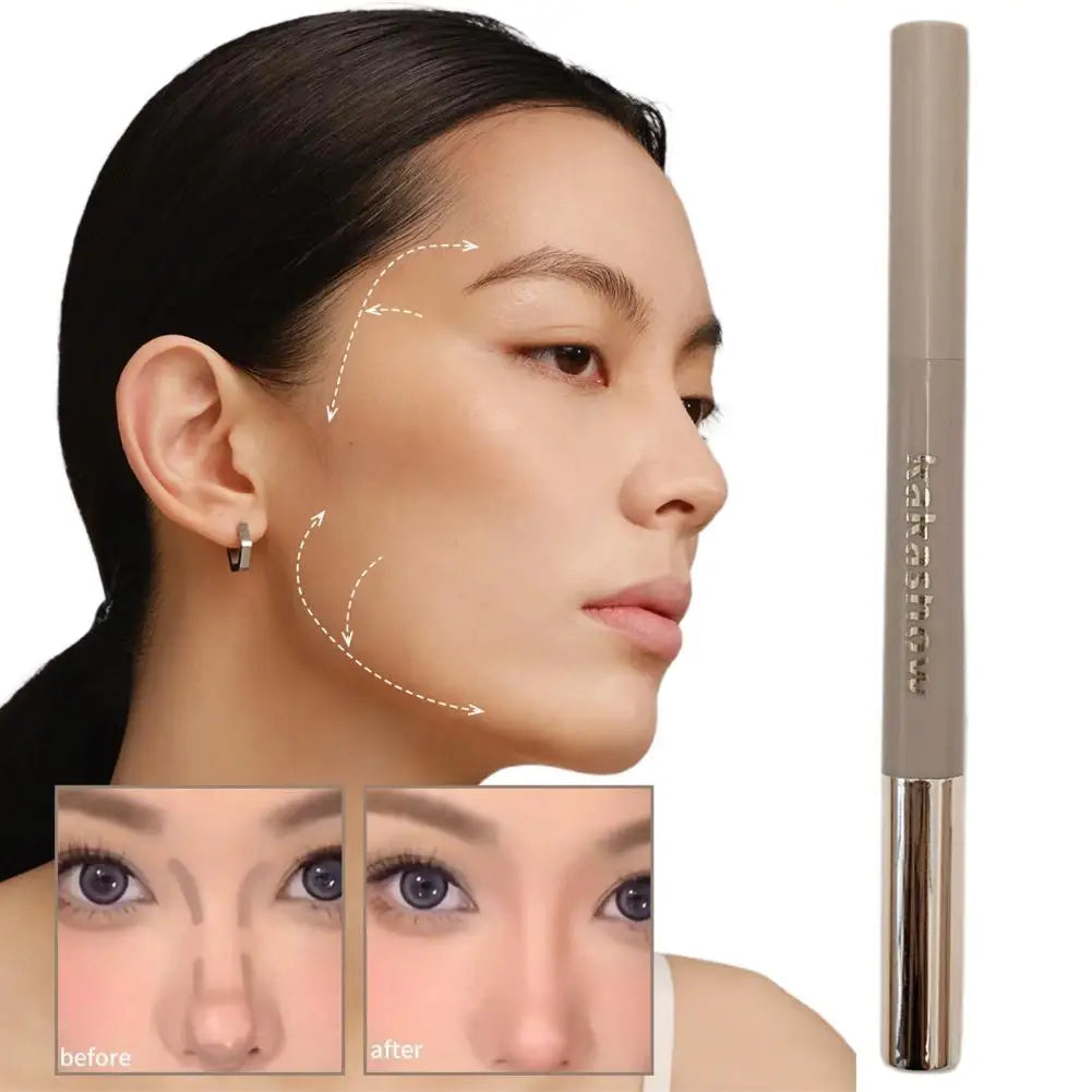 2-in-1 Contouring Pen & Brush | 3D Face Body Contour Stick