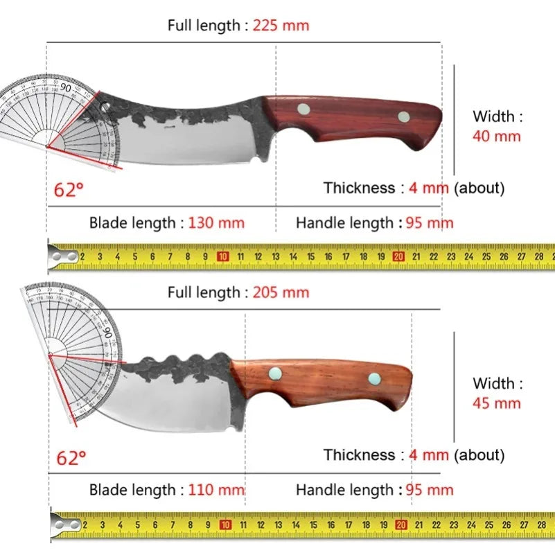 InLeung Handmade Boning Knife – Stainless Steel Wood Handle