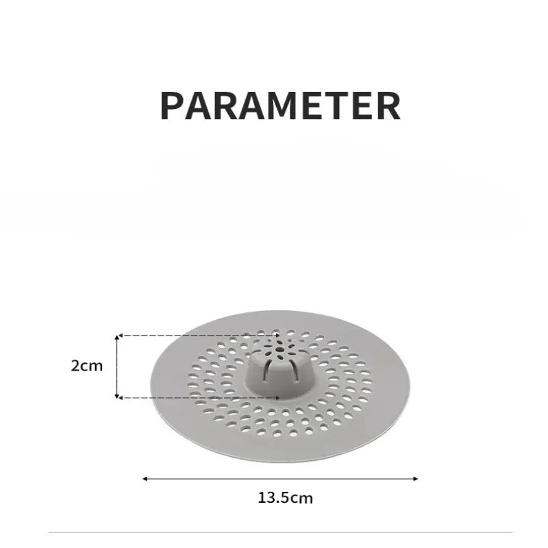Silicone Floor Drain Cover & Sink Hair Catcher Filter