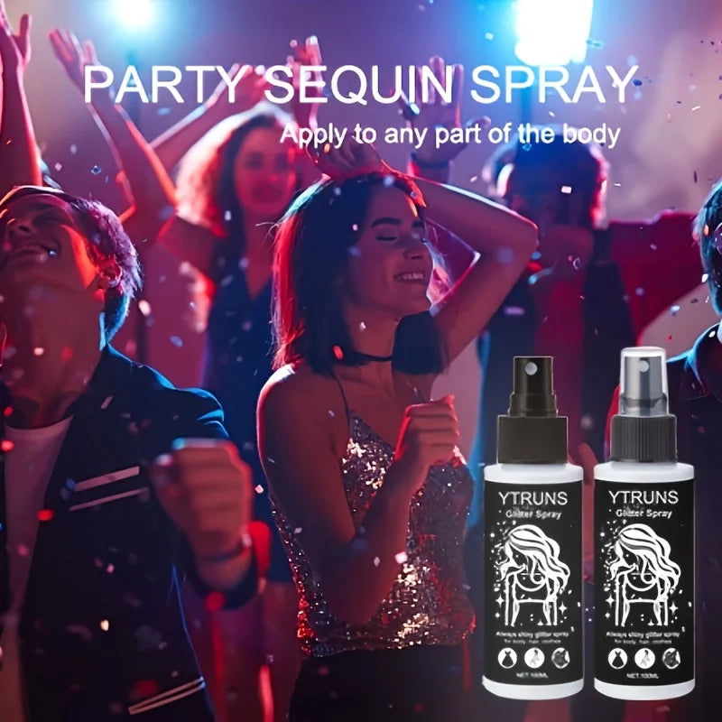 100ml Glitter Spray for Body, Hair & Clothes – High Gloss