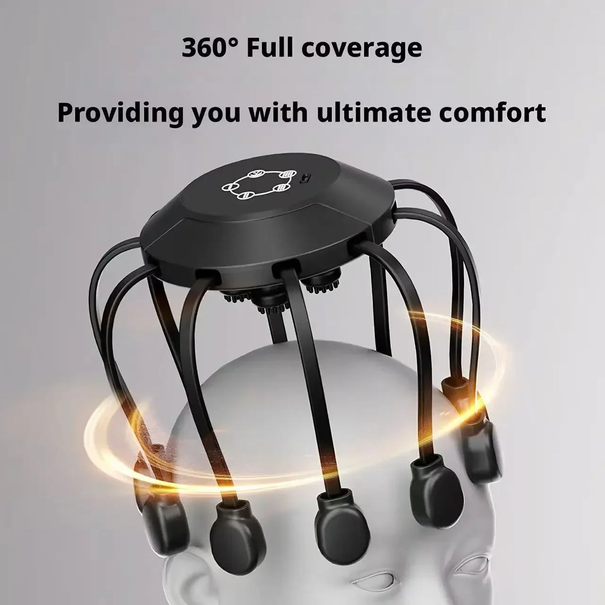 Electric Octopus Head Massager – 10/14 Claw Scalp Device